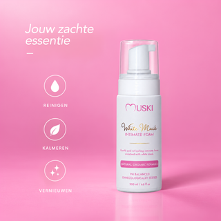Jouw zachte essentie: reinigen, kalmeren en vernieuwen met de intieme wasmousse