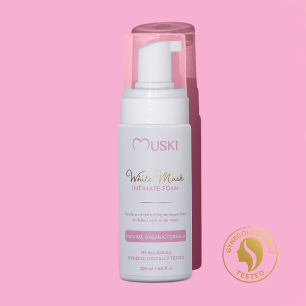 Intieme Wasmousse Witte Musk | Muski